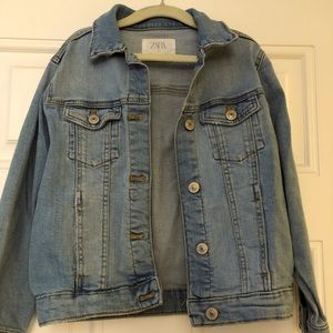 ZARA Girls Jean Jacket Size 8 (Gently Worn)